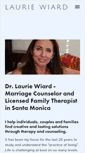 Mobile Screenshot of drlauriewiard.com